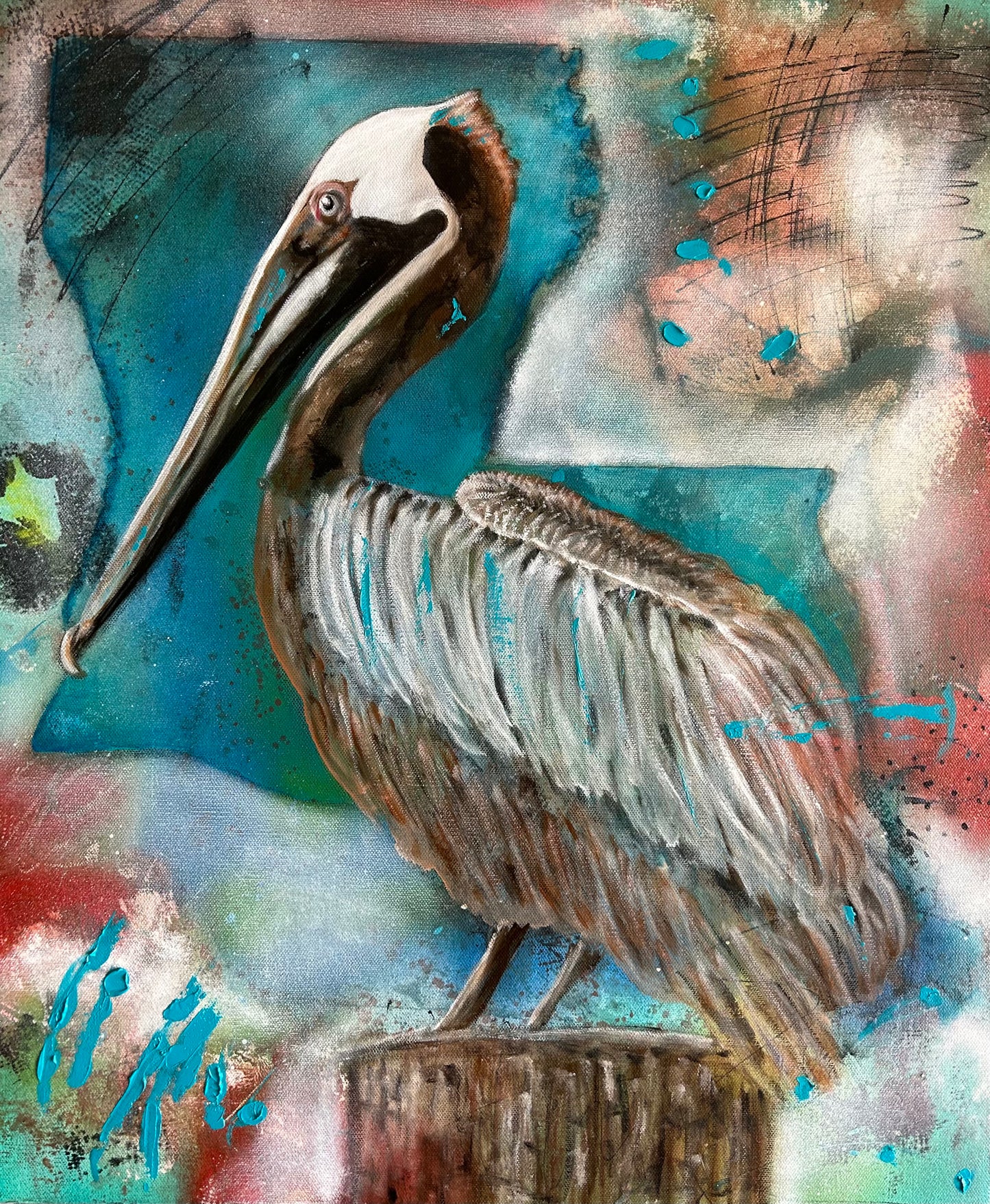 Confidence matted Giclee Art print