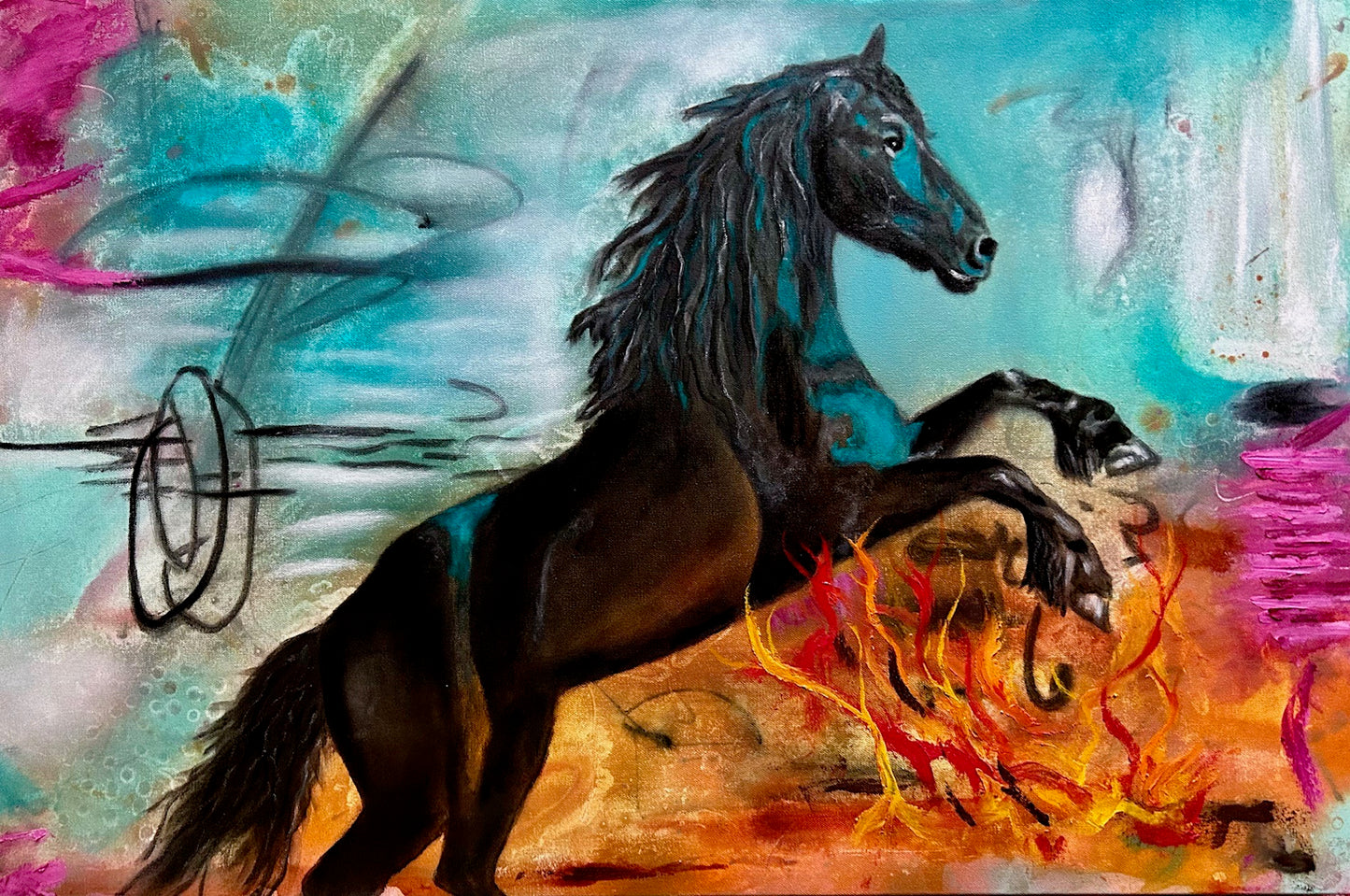 Fire Walker Giclee Art print