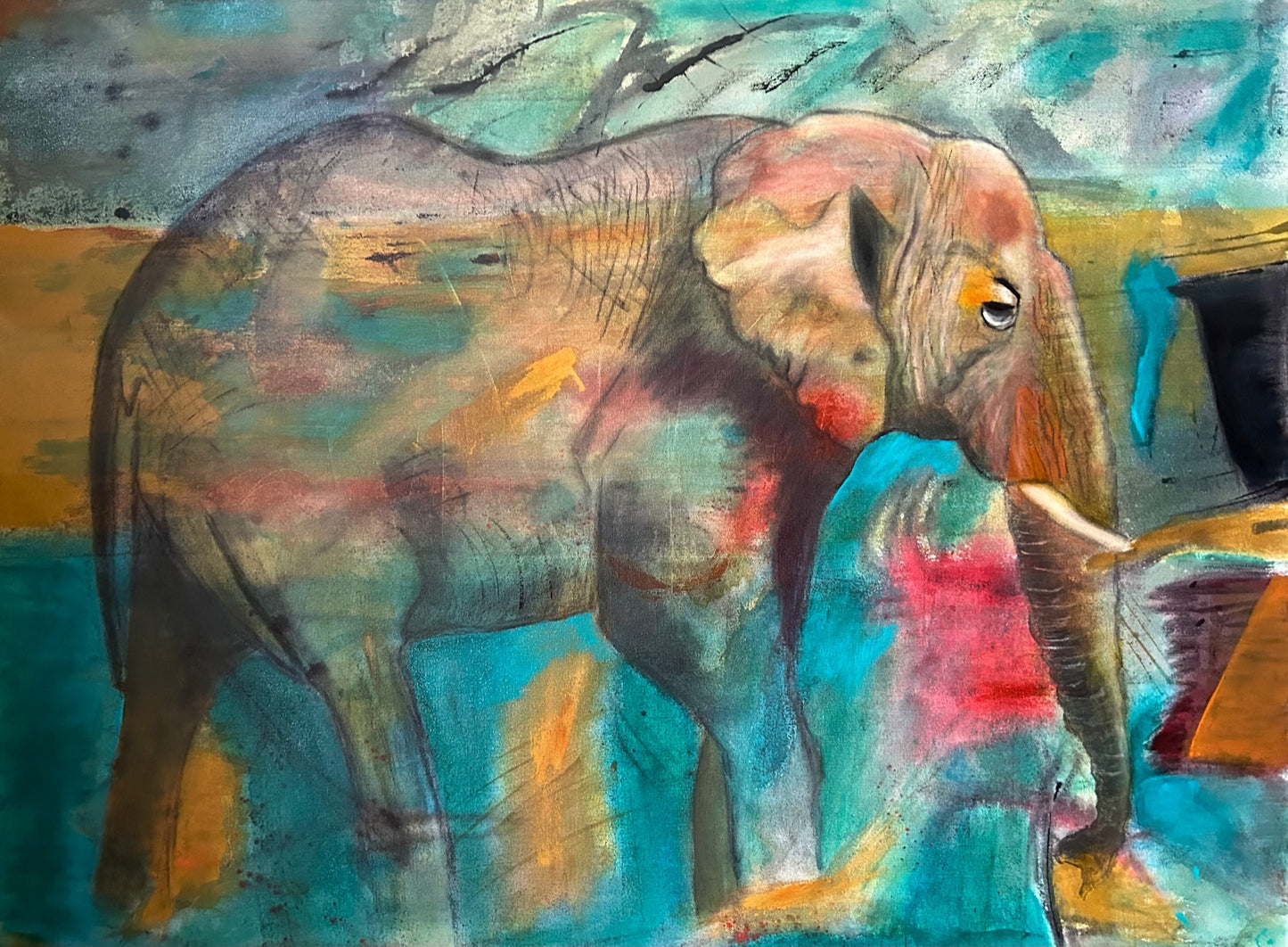 Weighty Calling matted Giclee art print