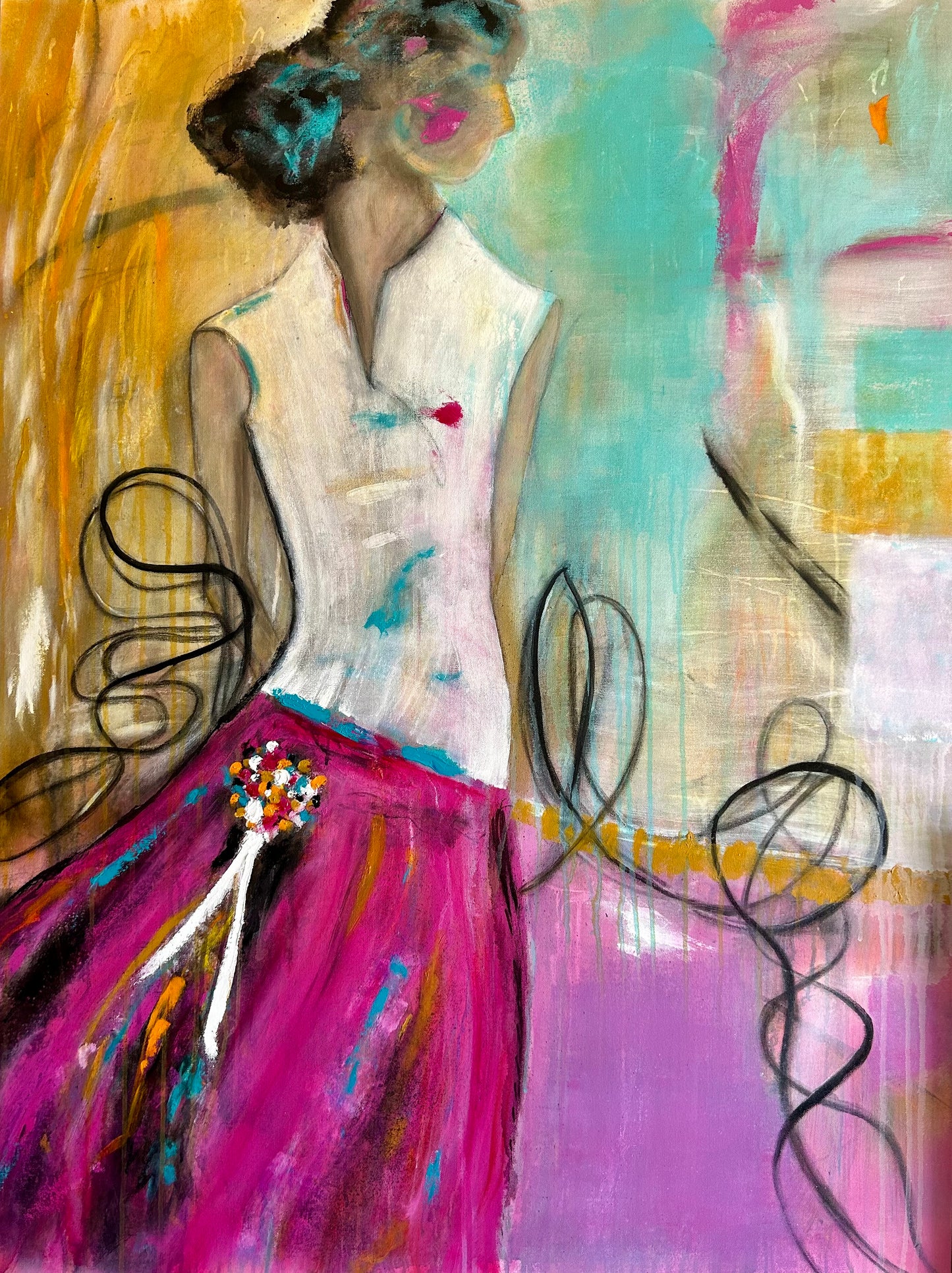 Becoming Giclee Art print