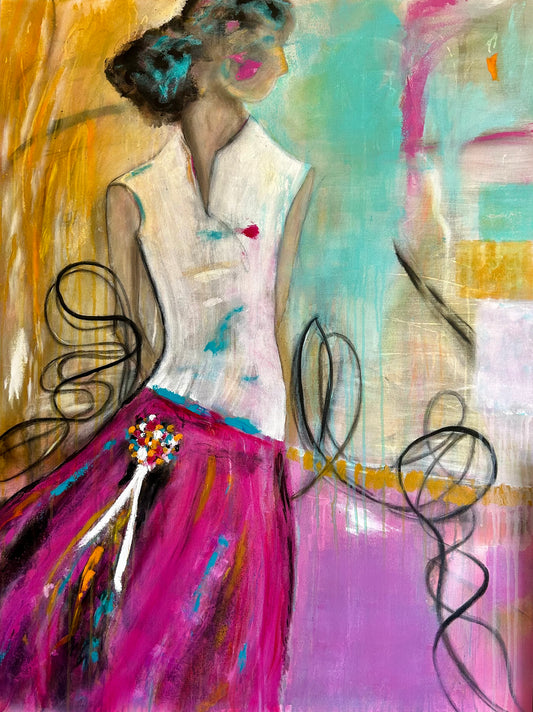 Becoming Giclee Art print