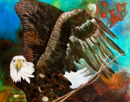Let Freedom Reign matted Giclee art print