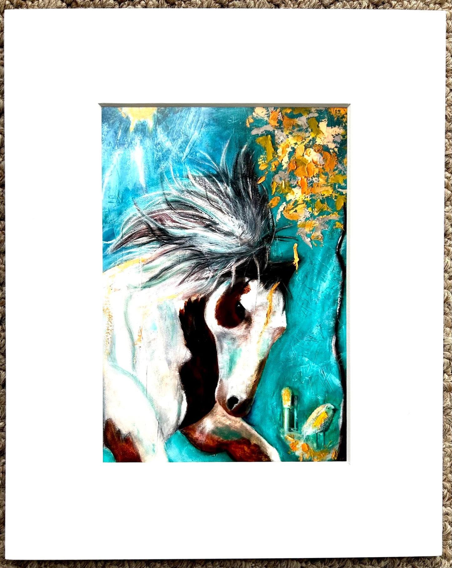Anointed to Run matted Giclee art print