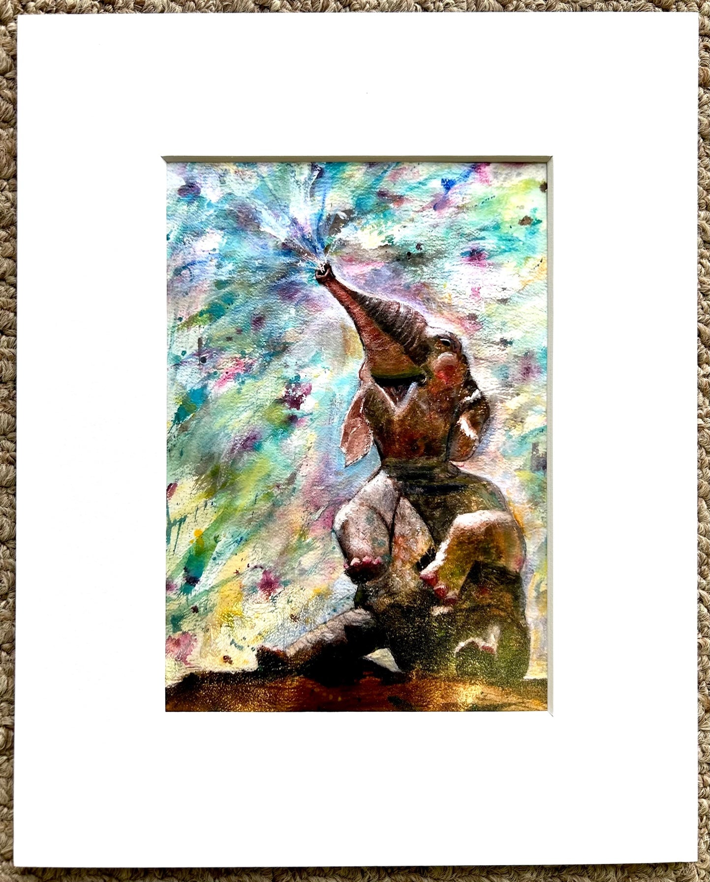 Overflow matted Giclee art print